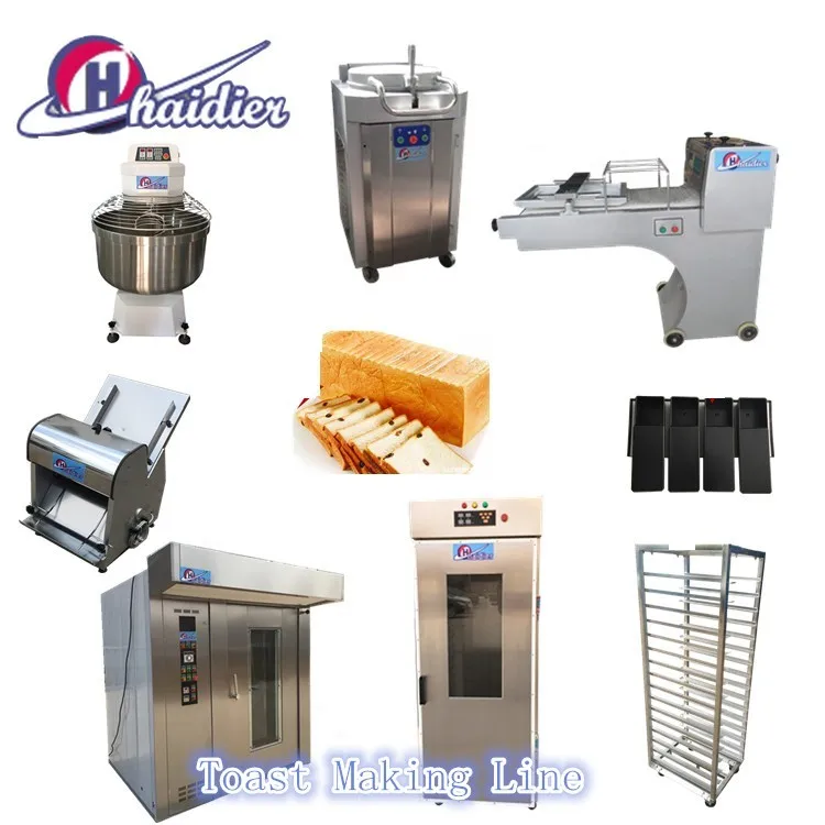 Automatic Bakery Production Equipment Line - Buy Full Bakery Equipment ...