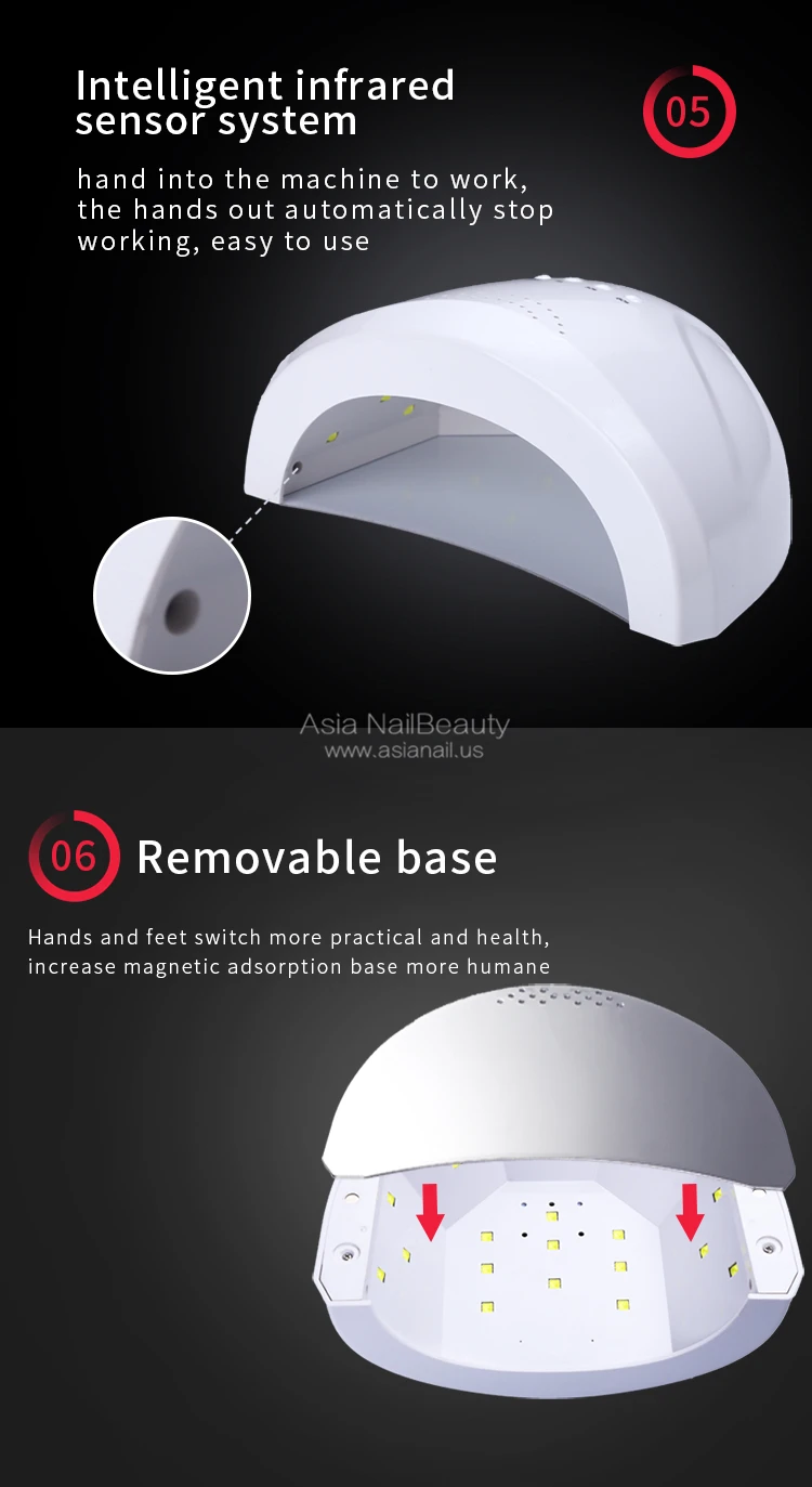 wholesale nail supplies led lamp diamond ccfl led lampada uv per unghie nail uv lamp