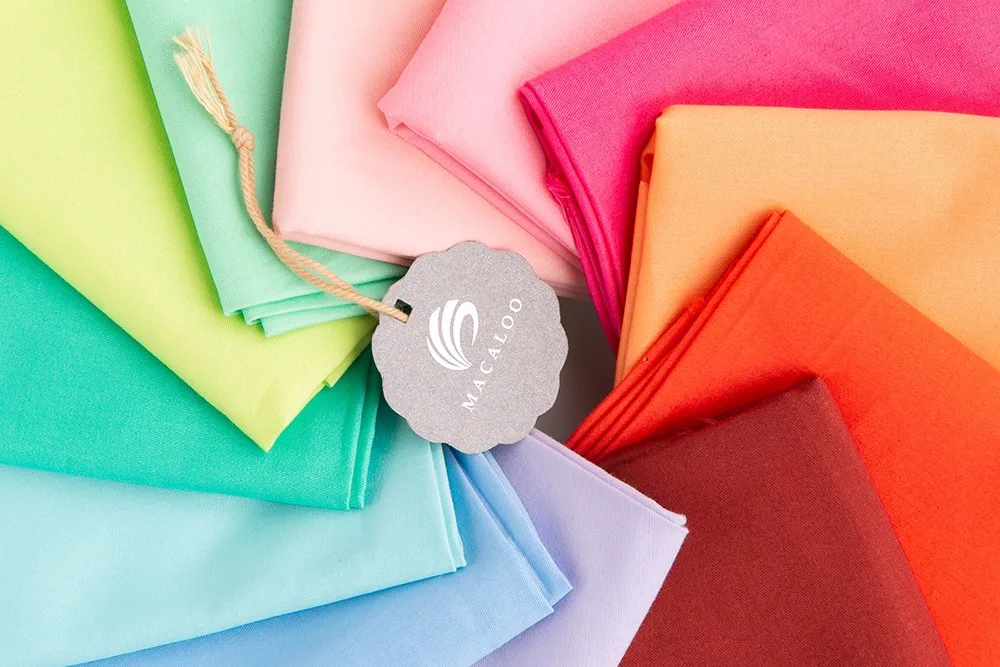 Tiffany blue color 100 combed woven cotton twill fabric