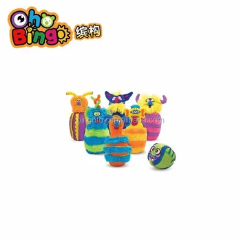 monster plush bowling