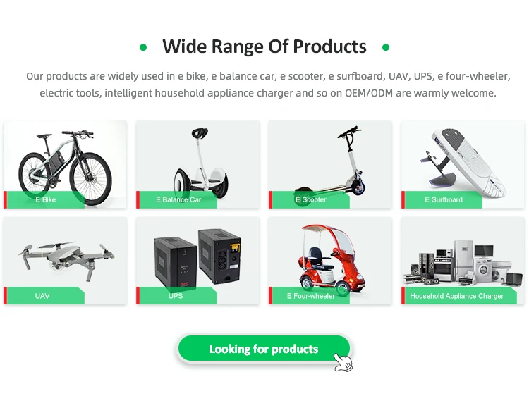 Factory Direct Sale Hoverboard 36V Lithium Ion Battery Charger With Ul Certificat