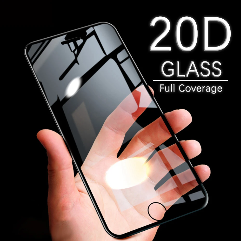 20D Tempered Glass Full Glue Coverage Screen Protective Protector Film for iPhone 12 Pro 12 Mini