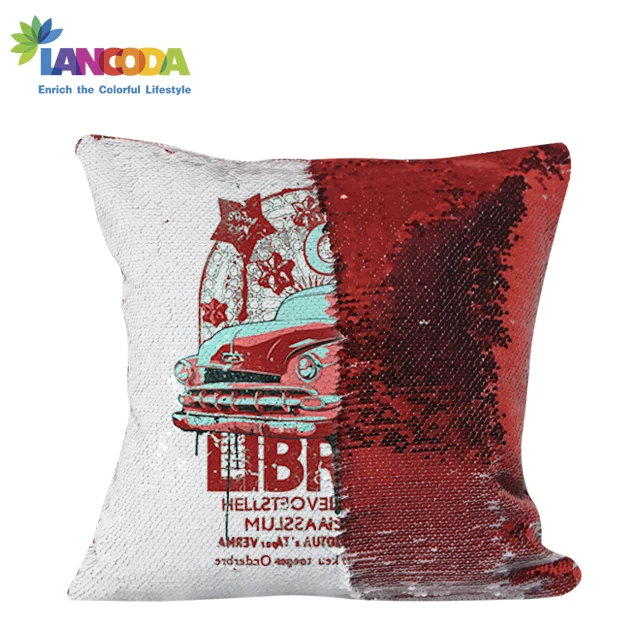 Custom Reversible Sequin Sublimation Pillow Case For Wholesale Buy