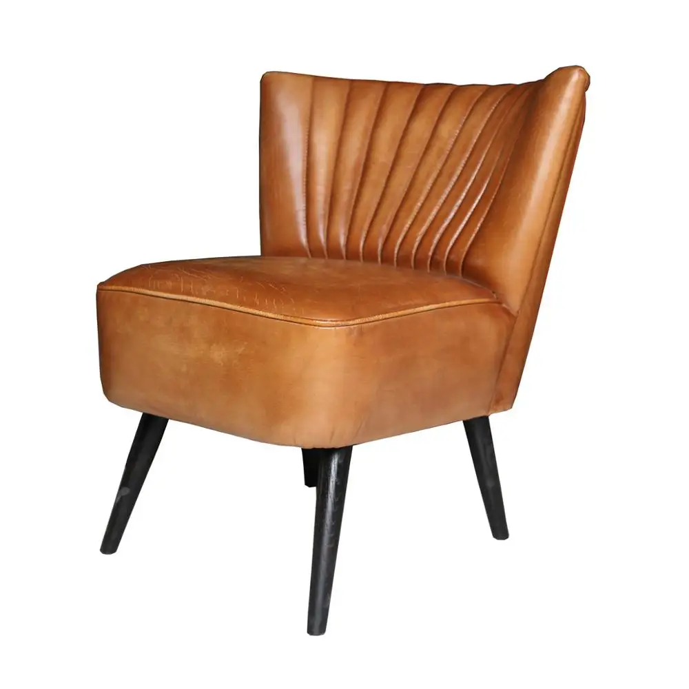 Chic Industrial Leather Seat Dining Chairs For Sale - Buy Industrial