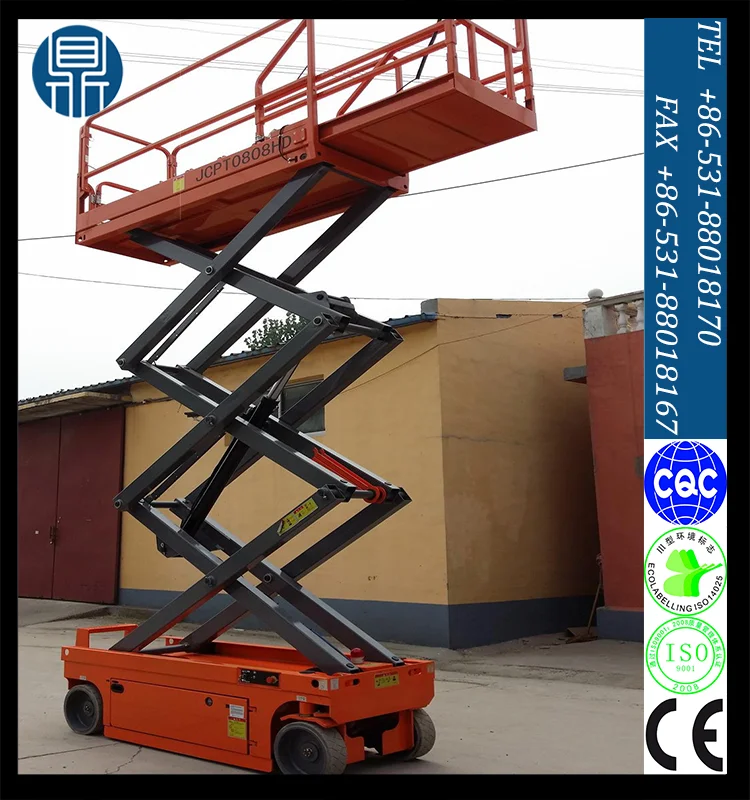 8m Auto Lift 3000 Self-propelled Hydraulic Scissor Lift Platform/fully ...