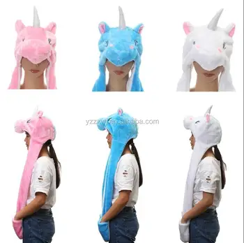 plush unicorn hat