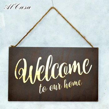 Promotional Design Home Outside Cast Iron Metal Wall Promotional Design Home Outside Cast Iron Metal Wall Sign Decor