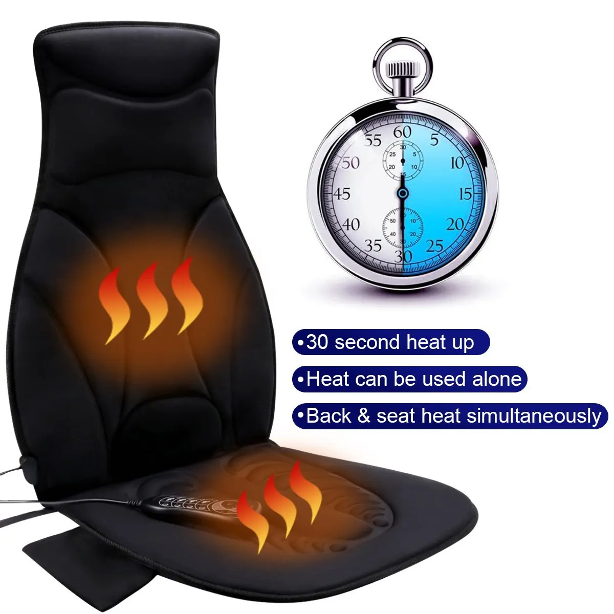 Car Back Massage Seat Cushion With Heat For Chair Buy Car Back