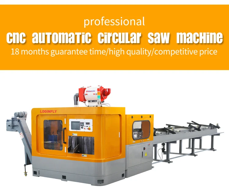 CNC Automatic Hydraulic and Mechanical Tension Metal Circular Saw Machine New and Used Condition Core Component Motor