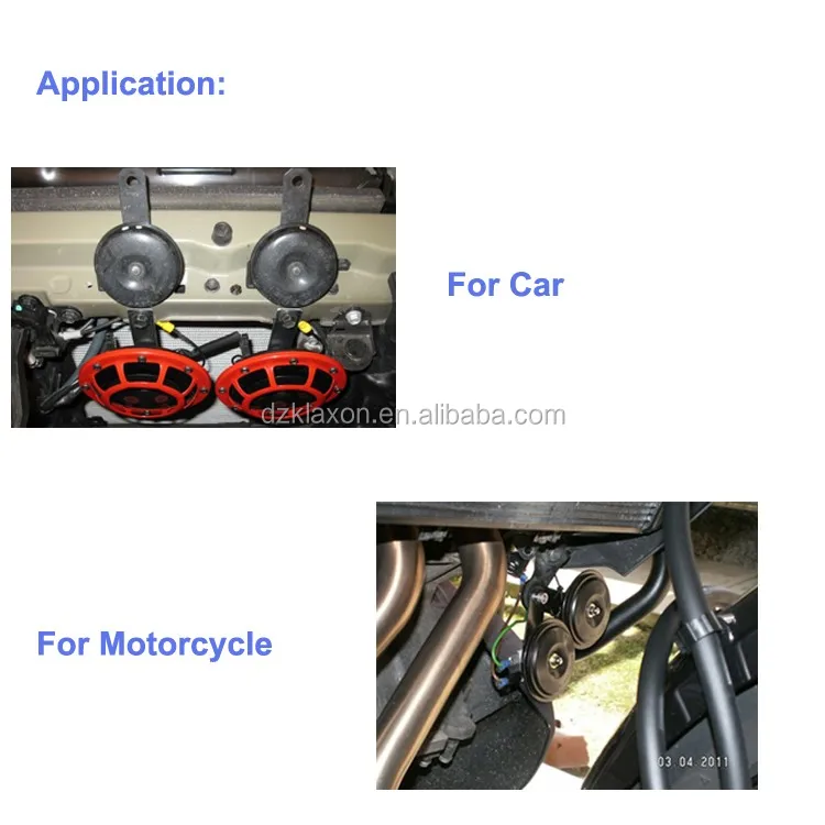 Dz Klaxon 12v 24v Super Loud Motorcycle Horn For Car,Auto Buy