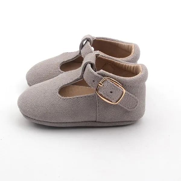 Girls Dress Kids Footwear Grey Suede Baby Tbar Shoes Buy Baby Tbar