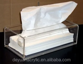 acrylic tissue box cover