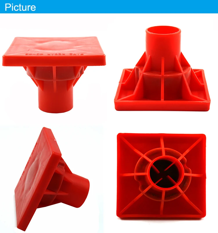 Hot Sale Plastic Rebar Cap With Steel Plate For Construction Material