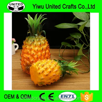 2016 New Product Artificial Mini Pineapple Plastic Decorative