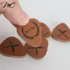 Custom Logo Genuine Leather Guitar Picks Cases With Logo For Ukulele