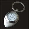 Laser Engraved Printing logo 3d custom shaped keychain with clock