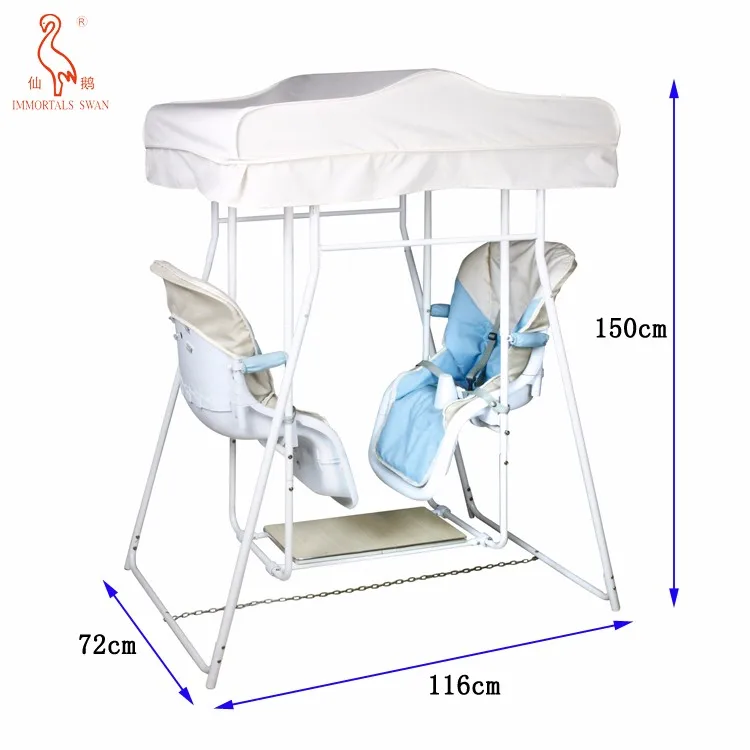 Stable Metal Frame Portable Outoodr Use Twins Baby Cradle Swing For Home Buy Fisher Price Baby Swings Baby Bed Cradle Swing Indoor Baby Swing