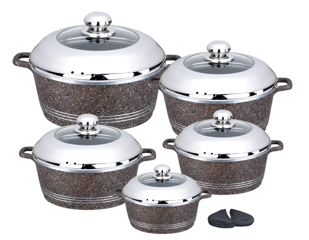 die cast granite cookware