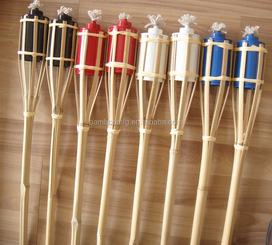 Soplete De Bambú Para Jardín/soplete De Tiki De Bambú/soplete De Jardín