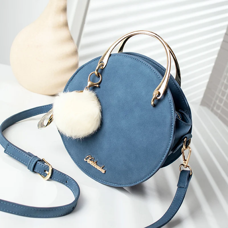 round mini shoulder bag