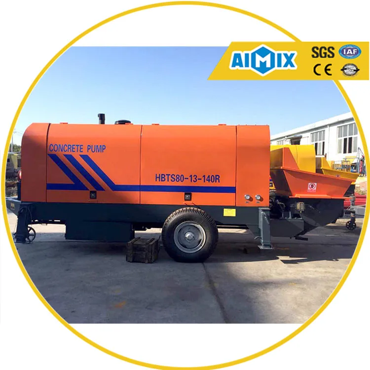  Diesel Engine 80m3/h concrete pumping equipment