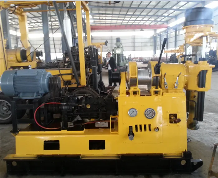 Trailer mounted drilling rig for solving water problem