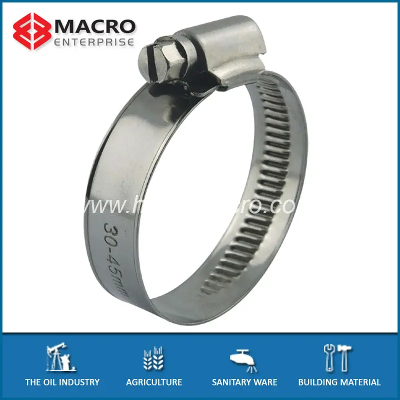 low profile hose clamp