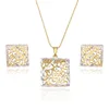 C212083--63250 China Wholesale Xuping Fashion Multicolor Square Jewelry Set without Glass