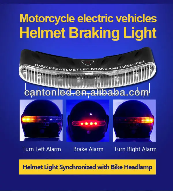 New Helmet Brake&turn Led Signal Light Kit,Factory Price Waterproof