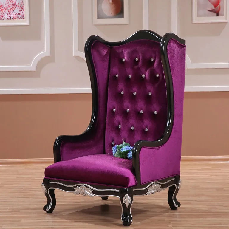 Classical Luxury Hotel Lobby Sofa Chair High Wing Back Lobby Throne Chair Buy Hotel Lobby Sofa