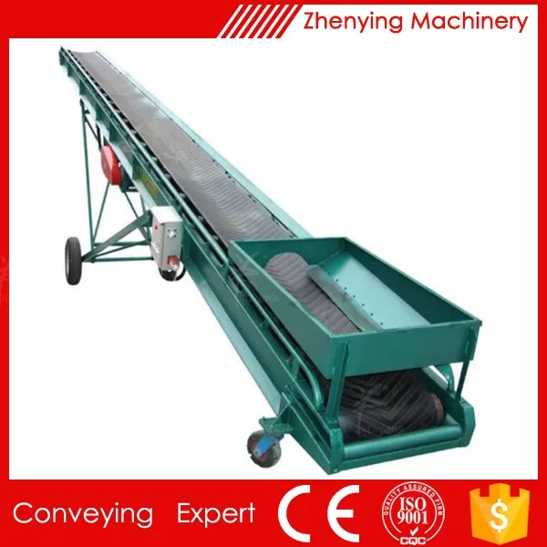 Mobile Portable Belt Conveyor System With Hopper And Grizzly - Buy ...