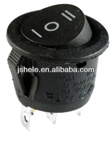Waterproof Splash Cover Car Dashboard ON//OFF Round Rocker Switch Boat 12V