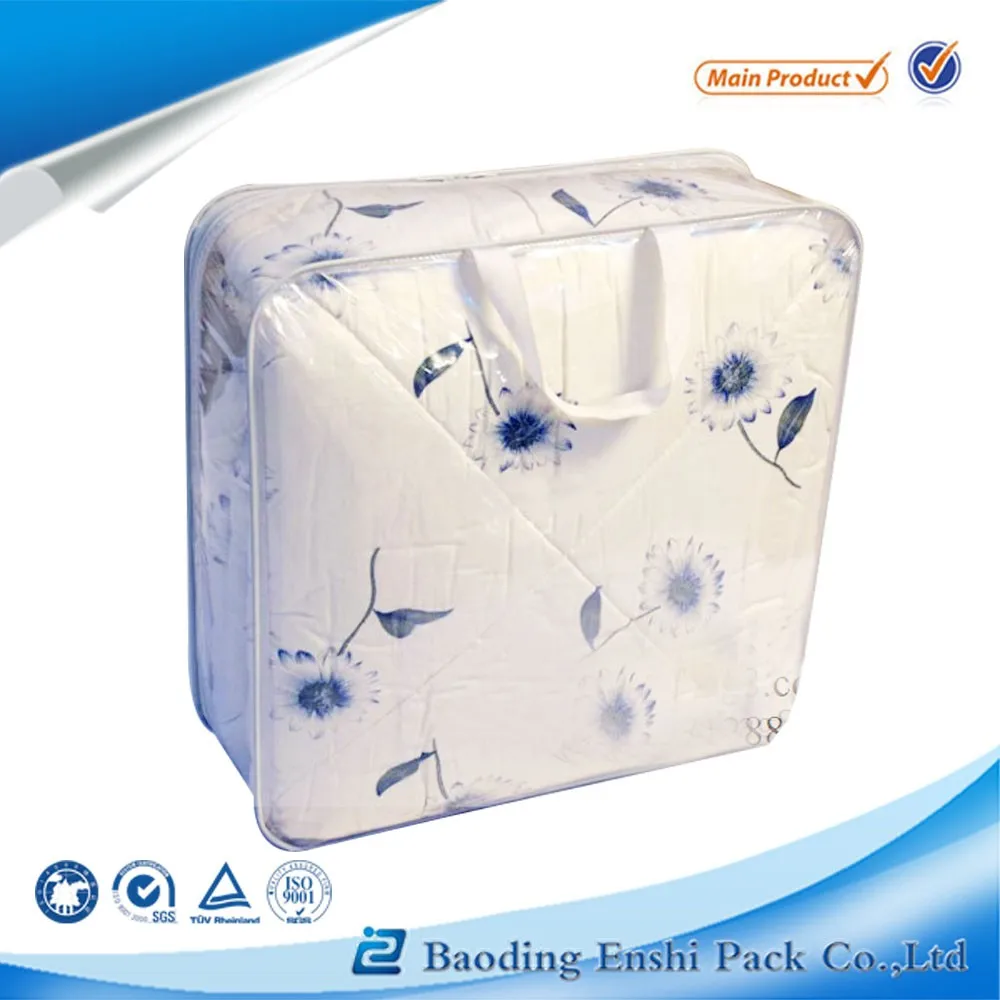 Plastic Clear Zipper Storage Tote Pvc Bag For