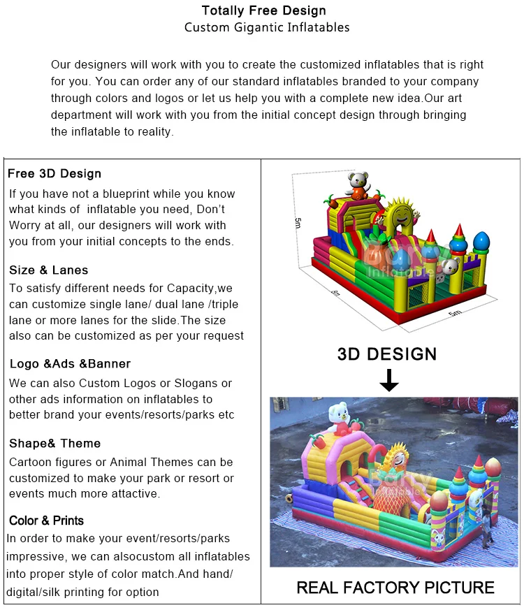 kis toys inflatable playground theme park