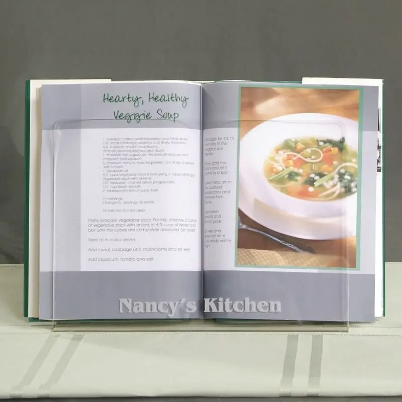 Acrylic Cookbook Stand