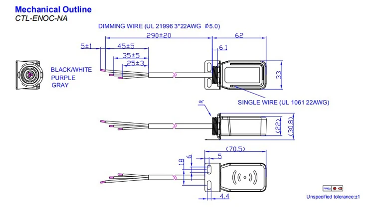 Inventronics Ctl-enoc-na 902mhz Wireless 0-10v Dimming Controller For ...