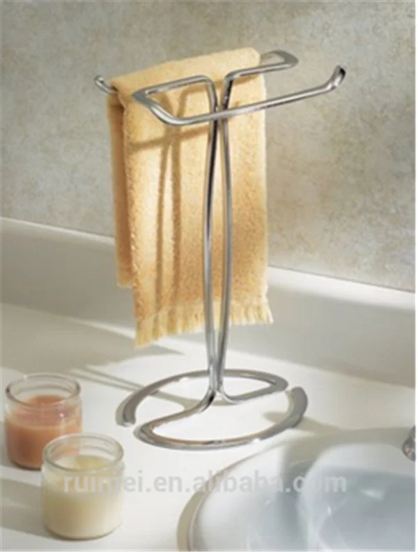 Light Duty Countertop Fingertip 2 Bar Portable Towel Rack Buy