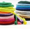 1/8" 4mm round braided cotton cord 200m roll macrame supplies