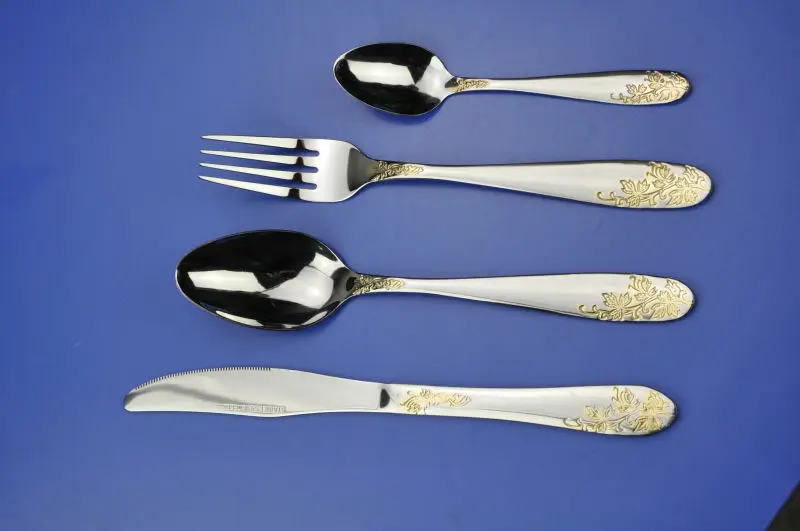 Spoon And Fork Set,Different Kinds Of Flatware And Uses,Cutlery Set
