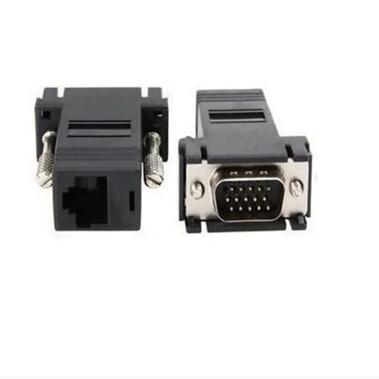 Vga To Rj45 Adapter Cat.5 Cat.6 Transmission Vga Signal Vga To Network ...