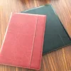a4 padded custom PU leather presentation notepad folder conference folder