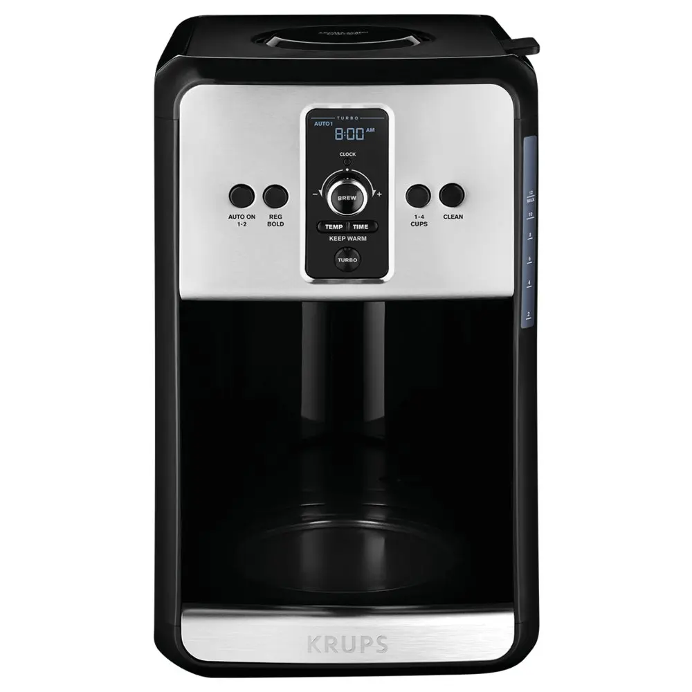 Get Quotations · Krups Turbo Savoy Black 12 Cup Programmable Coffee Maker