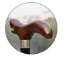 cheap elderly carved wooden walking cane