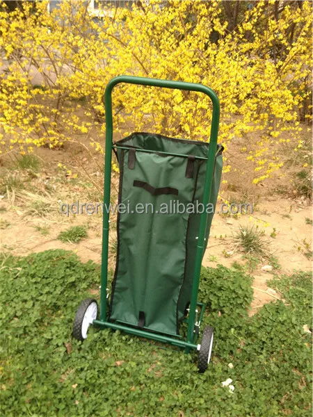 Lawn Garden Leaf Cart With Wheels/two Wheel Garden Cart /folding