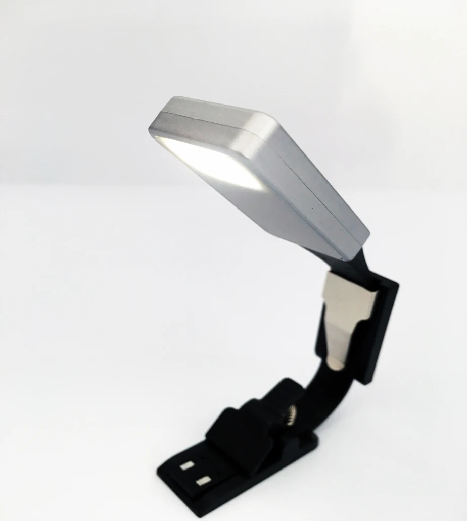USB Rechargeable Book Light Flexible Clip Led Reading Light For Bookmark,Kindle
