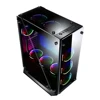 Competitive High Quality Tempered glass Gaming Computer Case With RGB Fans