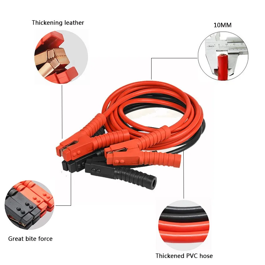 Most Powerful Heavy Duty 25 Feet 900a Peak Cca Jumper Cable Buy