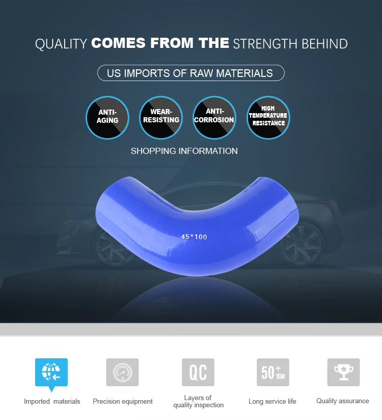 Racing car silicone hose kits for 2005-2009 TCS422/IND