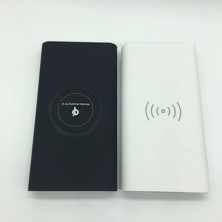 10000mah Wireless Charging Power Bank Qi Wireless Charger 