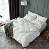 Luxury Japara cotton fabric comforter with gusset 3cm wall in white color